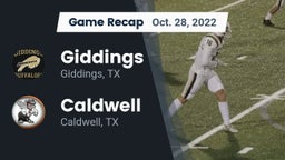 Recap: Giddings  vs. Caldwell  2022