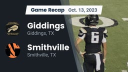 Recap: Giddings  vs. Smithville  2023