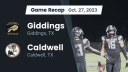 Recap: Giddings  vs. Caldwell  2023