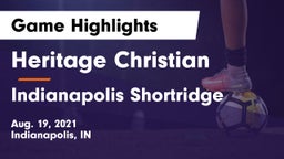 Heritage Christian  vs Indianapolis Shortridge Game Highlights - Aug. 19, 2021