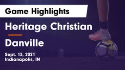 Heritage Christian  vs Danville  Game Highlights - Sept. 13, 2021