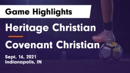 Heritage Christian  vs Covenant Christian  Game Highlights - Sept. 16, 2021