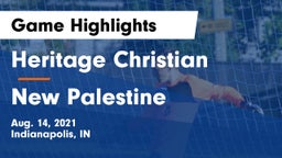 Heritage Christian  vs New Palestine  Game Highlights - Aug. 14, 2021
