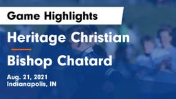 Heritage Christian  vs Bishop Chatard  Game Highlights - Aug. 21, 2021
