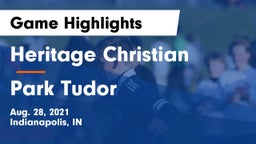 Heritage Christian  vs Park Tudor  Game Highlights - Aug. 28, 2021