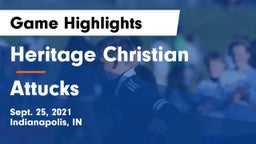 Heritage Christian  vs Attucks  Game Highlights - Sept. 25, 2021
