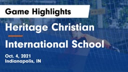 Heritage Christian  vs International School Game Highlights - Oct. 4, 2021