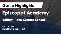 Episcopal Academy vs William Penn Charter School Game Highlights - Feb. 4, 2020
