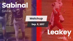 Matchup: Sabinal  vs. Leakey  2017