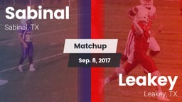 Matchup: Sabinal  vs. Leakey  2017