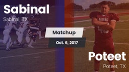 Matchup: Sabinal  vs. Poteet  2017