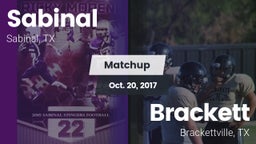 Matchup: Sabinal  vs. Brackett  2017