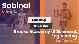 Matchup: Sabinal  vs. Brooks Academy of Science & Engineering  2017