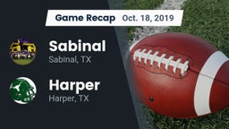 Recap: Sabinal  vs. Harper  2019