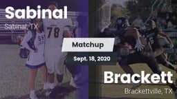 Matchup: Sabinal  vs. Brackett  2020