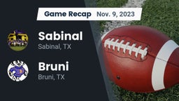 Recap: Sabinal  vs. Bruni  2023