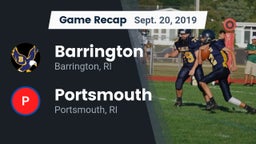 Recap: Barrington  vs. Portsmouth  2019