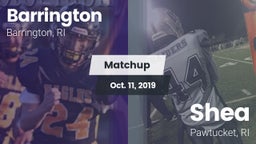 Matchup: Barrington High vs. Shea  2019