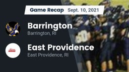 Recap: Barrington  vs. East Providence  2021