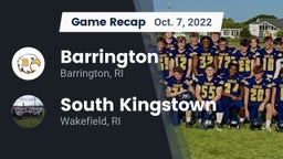 Recap: Barrington  vs. South Kingstown  2022