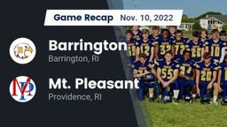 Recap: Barrington  vs. Mt. Pleasant  2022