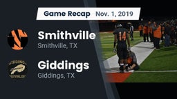 Recap: Smithville  vs. Giddings  2019