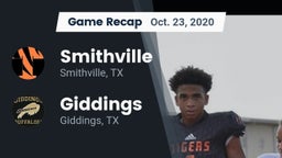 Recap: Smithville  vs. Giddings  2020