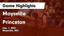 Maysville  vs Princeton  Game Highlights - Feb. 1, 2022