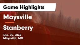 Maysville  vs Stanberry Game Highlights - Jan. 25, 2023