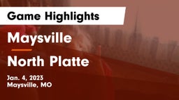 Maysville  vs North Platte Game Highlights - Jan. 4, 2023