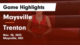 Maysville  vs Trenton  Game Highlights - Nov. 28, 2023