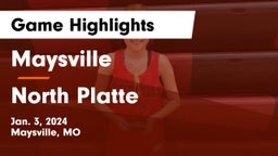 Maysville  vs North Platte  Game Highlights - Jan. 3, 2024