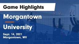 Morgantown  vs University  Game Highlights - Sept. 14, 2021