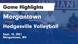 Morgantown  vs Hedgesville Volleyball Game Highlights - Sept. 10, 2021