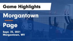 Morgantown  vs Page Game Highlights - Sept. 25, 2021