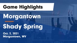 Morgantown  vs Shady Spring  Game Highlights - Oct. 2, 2021