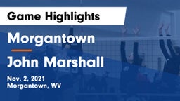 Morgantown  vs John Marshall  Game Highlights - Nov. 2, 2021