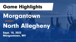 Morgantown  vs North Allegheny Game Highlights - Sept. 10, 2022