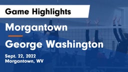 Morgantown  vs George Washington  Game Highlights - Sept. 22, 2022