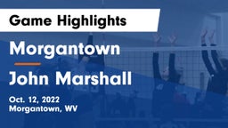 Morgantown  vs John Marshall  Game Highlights - Oct. 12, 2022