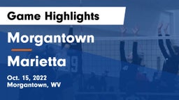 Morgantown  vs Marietta  Game Highlights - Oct. 15, 2022
