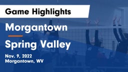 Morgantown  vs Spring Valley  Game Highlights - Nov. 9, 2022