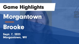 Morgantown  vs Brooke  Game Highlights - Sept. 7, 2023