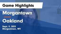 Morgantown  vs Oakland Game Highlights - Sept. 9, 2023