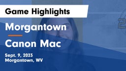 Morgantown  vs Canon Mac Game Highlights - Sept. 9, 2023