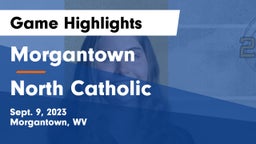 Morgantown  vs North Catholic Game Highlights - Sept. 9, 2023
