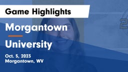 Morgantown  vs University  Game Highlights - Oct. 5, 2023