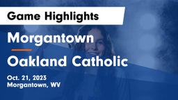 Morgantown  vs Oakland Catholic  Game Highlights - Oct. 21, 2023