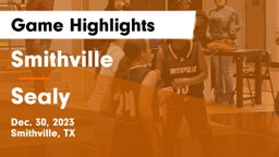 Smithville  vs Sealy  Game Highlights - Dec. 30, 2023