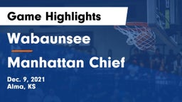 Wabaunsee  vs Manhattan Chief Game Highlights - Dec. 9, 2021